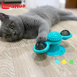 Cat Windmill Toy Funny Massage