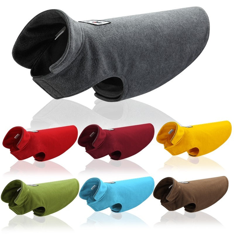 Reflective Dog Clothes Dog Coats Soft Fleece Jacket